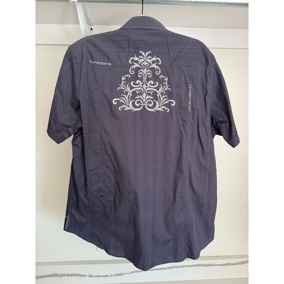 Vintage 7 Diamonds Men's Polo‎ Embroidered Short Sleeve Size XL Navy - Picture 2 of 6